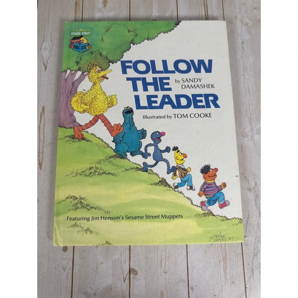 Vintage Sesame Street Book Club Lot 8 Big‎ Bird Friendship Stories 1980s